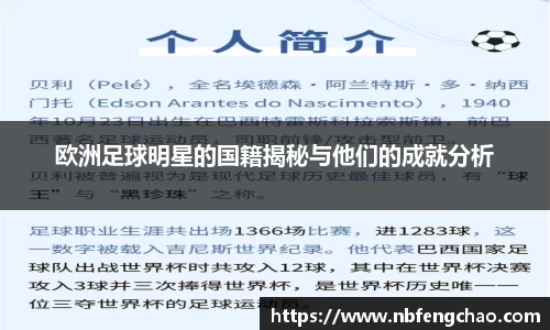 欧洲足球明星的国籍揭秘与他们的成就分析